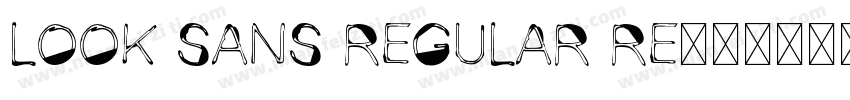 Look Sans Regular Re字体转换
